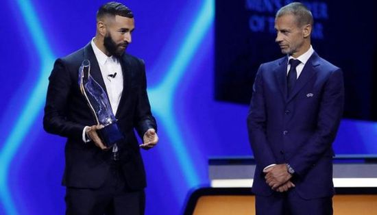 بنزيما يفوز بجائزة أفضل لاعب في أوروبا 2022