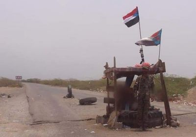 حزام أبين يتسلم مواقع أمنية شرق احور