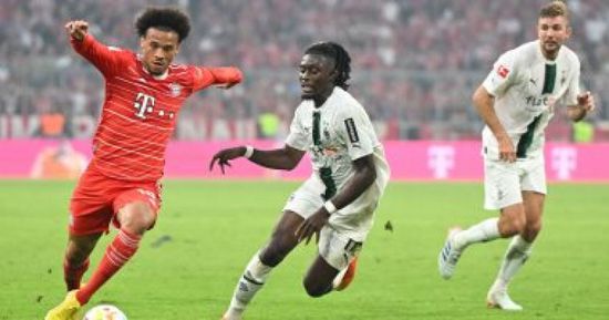بايرن يتعادل مع بوروسيا مونشنجلادباخ بالدوري الألماني
