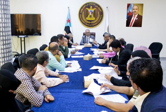 أمانة "الانتقالي" تناقش تقارير دوائرها