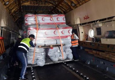 وصول طائرة مساعدات إغاثية جديدة للسودان من الإمارات