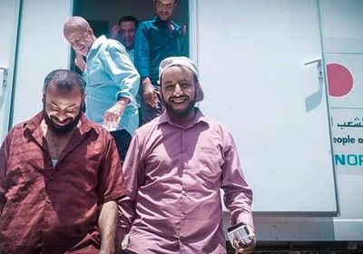 مدير شرطة الضالع يتفقد مستشفى محمد بن زايد