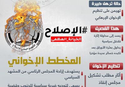 مخطط إخواني لبعثرة المسار السياسي (إنفوجراف)