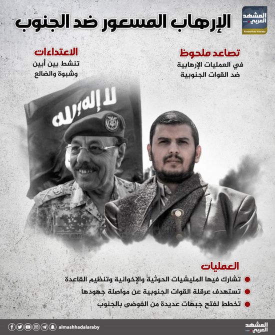 الإرهاب المسعور ضد الجنوب (إنفوجراف)