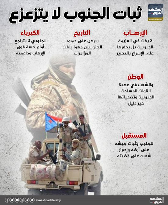 ثبات الجنوب لا يتزعزع (إنفوجراف)