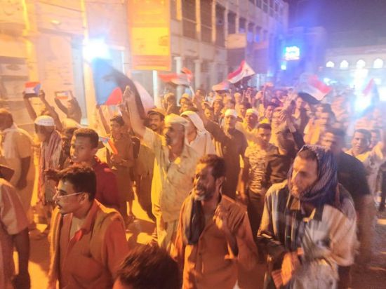 جماهير القطن تندد بوجود مليشيا الإخوان في وادي حضرموت (صور)