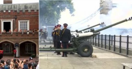 المدفعية البريطانية تطلق 41 قذيفة خلال تنصيب تشارلز