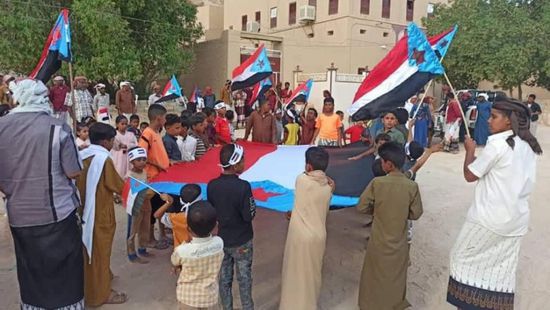 حشود هينن تدعو لتمكين أبناء وادي حضرموت من حقوقهم