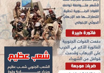 بدون رواتب.. القوات الجنوبية تحارب الإرهاب (إنفوجراف)