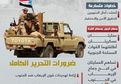 سهام الجنوب والشرق.. ضرورات التحرير الكامل (إنفوجراف)