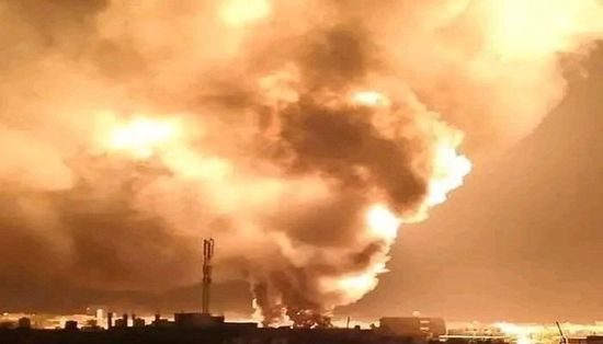 إصابة 17 شخصًا في حريق ضخم بصهريج وقود بليبيا