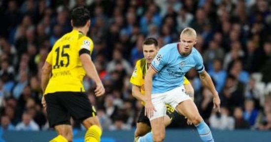 السيتي يقلب تأخره أمام بروسيا دورتموند إلى الفوز بثنائية