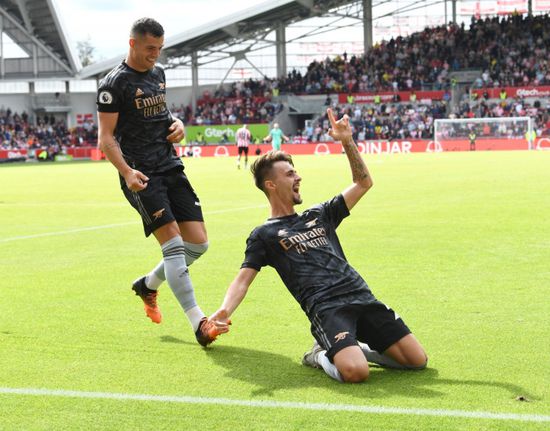 نتيجة مباراة أرسنال وبرينتفورد بالدوري الإنجليزي