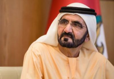 وصول الشيخ محمد بن راشد إلى قصر باكنغهام للعزاء في إليزابيث