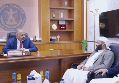 الزبيدي يبحث تمكين "الأوقاف" من استعادة أراضيها