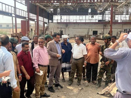 السقطري يشكل لجنة لتقييم أضرار منشآت المجمع الزراعي بعدن