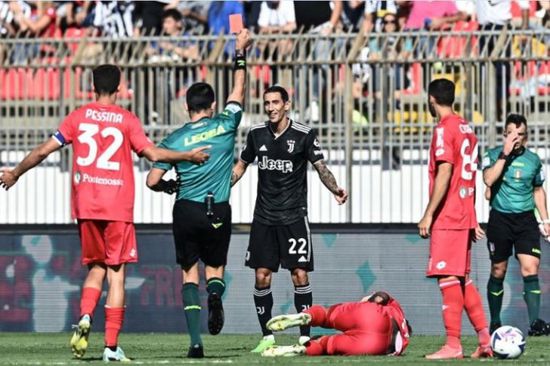 إيقاف دي ماريا مباراتين بسبب أحداث مونزا