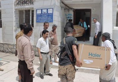 دعم المركز الصحي في العريش بمعدات طبية