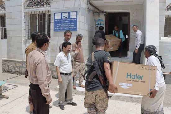 دعم المركز الصحي في العريش بمعدات طبية