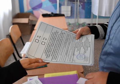 نسبة التصويت باستفتاء الانضمام لروسيا تتجاوز 55.05% بدونيتسك