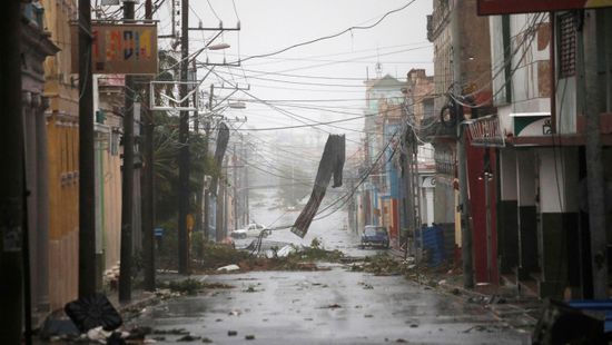 الإعصار إيان يقطع الكهرباء عن كوبا