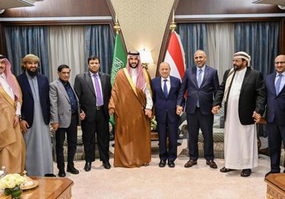 مجلس القيادة يلتقي وزير الدفاع السعودي بالرياض