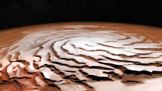 دليل جديد لوجود مياه على سطح المريخ