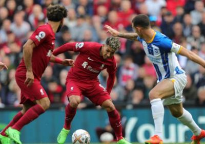 نتيجة مباراة ليفربول وبرايتون بالدوري الإنجليزي