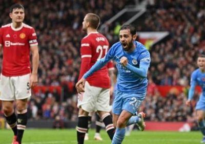 معلق مباراة مانشستر سيتي ويونايتد بالدوري الإنجليزي