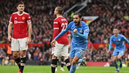 معلق مباراة مانشستر سيتي ويونايتد بالدوري الإنجليزي