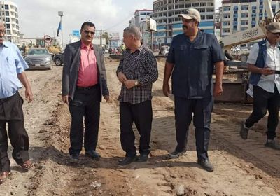 مشروع لتوسعة طريق المنطقة الحرة بعدن