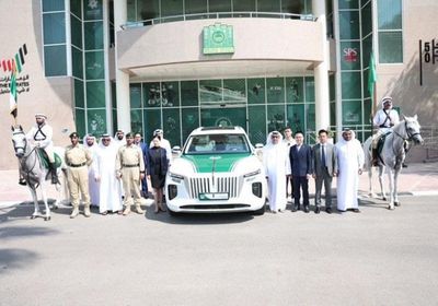 إضافة أول سيارة كهربائية لأسطول شرطة دبي