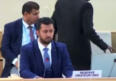 فيديو.. "الجنوبية المستقلة" تطالب مجلس حقوق الإنسان بإدانة العنصرية الحوثية