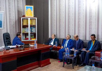 العولقي خلال استقباله فريق الحوار الجنوبي: علينا التعلم من الماضي