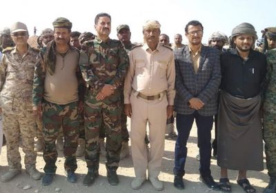 رئيس انتقالي شبوة يتفقد معسكر الشبيكة التدريبي