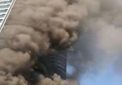 حريق هائل في مبنى كبير بإسلام آباد