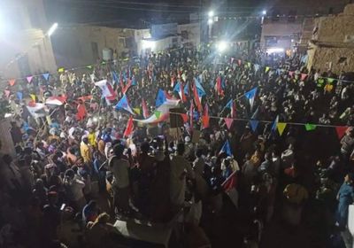 متظاهرو سيئون يطالبون بترحيل قوات العسكرية الأولى