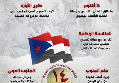 ثورة 14 أكتوبر.. ملحمة جنوبية تتجدد (إنفوجراف)