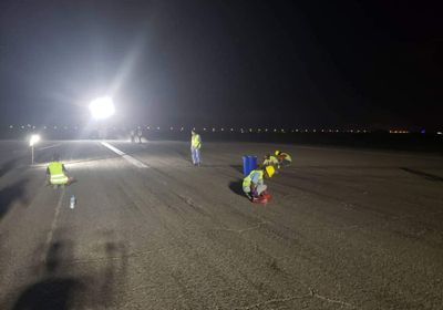 مشروع لتأهيل مدرج مطار عدن الدولي