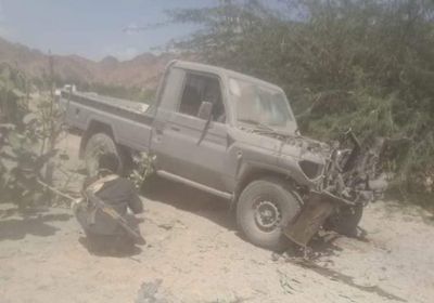 عناصر إرهابية تستهدف قوة لدفاع شبوة بعبوة ناسفة