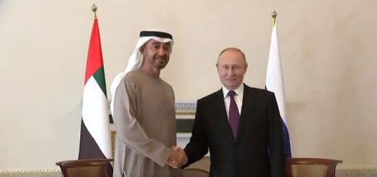 بالفيديو.. لحظة استقبال بوتين للشيخ محمد بن زايد في روسيا