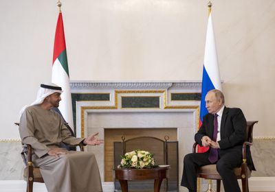 الشيخ محمد بن زايد: ناقشت مع بوتن مستجدات الأزمة الأوكرانية