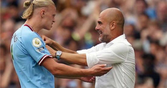 جوارديولا يكشف أسباب استبعاد هالاند أمام كوبنهاجن