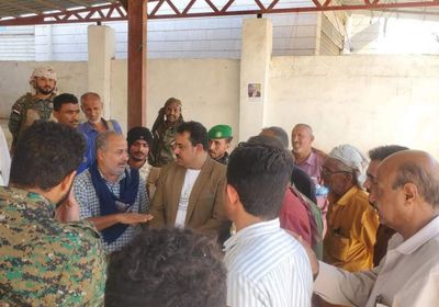 رئيس انتقالي ردفان يتفقد موقع احتفالية ذكرى ثورة 14 أكتوبر