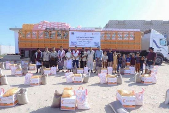 هلال الإمارات يوزع 85 طن مساعدات في ميفعة