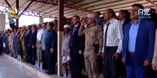 شاهد.. أداء النشيد الوطني الجنوبي في احتفالية 14 أكتوبر بردفان