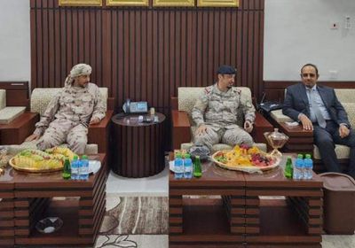 محافظ حضرموت وقائد الدعم والإسناد بالتحالف يبحثان الأوضاع الأمنية