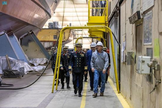 سفينة الملك فهد ترسو في ولاية ويسكونسن الأمريكية