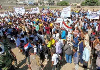 احتفال كرنفالي بذكرى ثورة 14 أكتوبر في الضالع