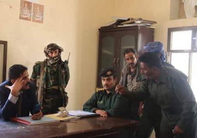 الجبواني يتفقد إدارة أمن بيحان والأحوال المدنية